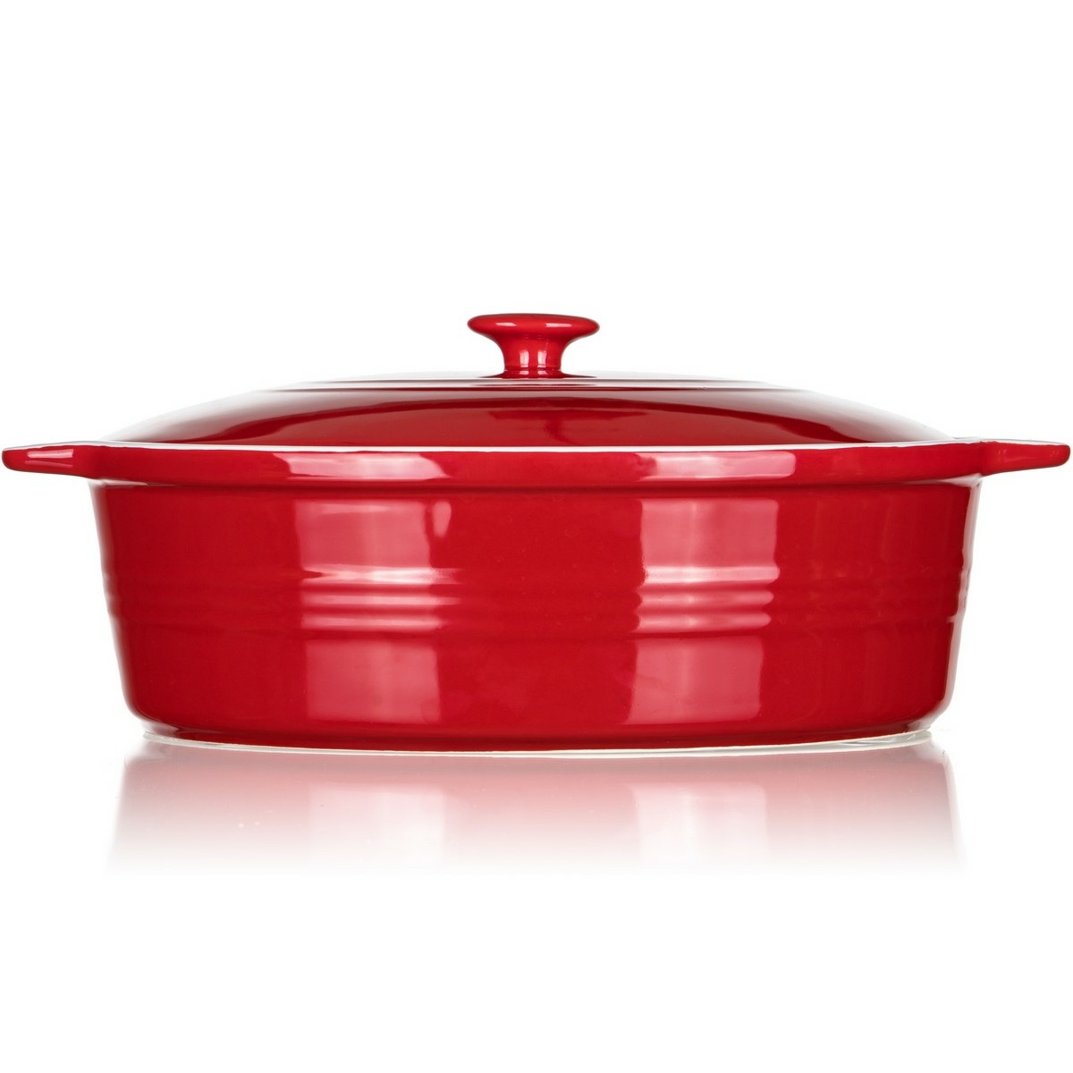 Banquet Forma zapekacia oválna s pokrievkou Culinaria Red 3,6 l, 3,6 l