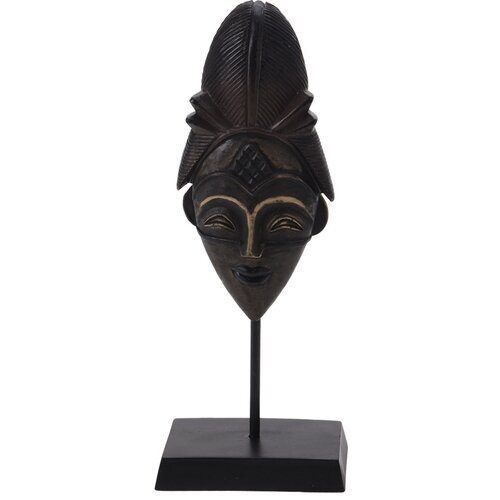 Dekoračná africká maska Sambur, 21 cm