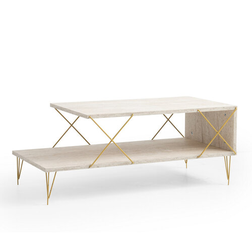Couchtisch Loire Gold Travertine