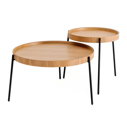 Ronda Natural dohányzóasztal, 2 db