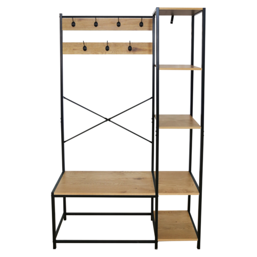 Věšák s policemi BERDY, dub