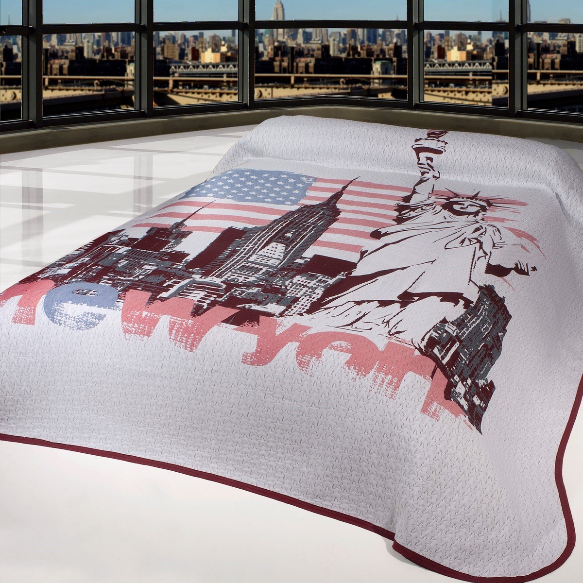 Forbyt Prehoz na posteľ New York, 140 x 220 cm