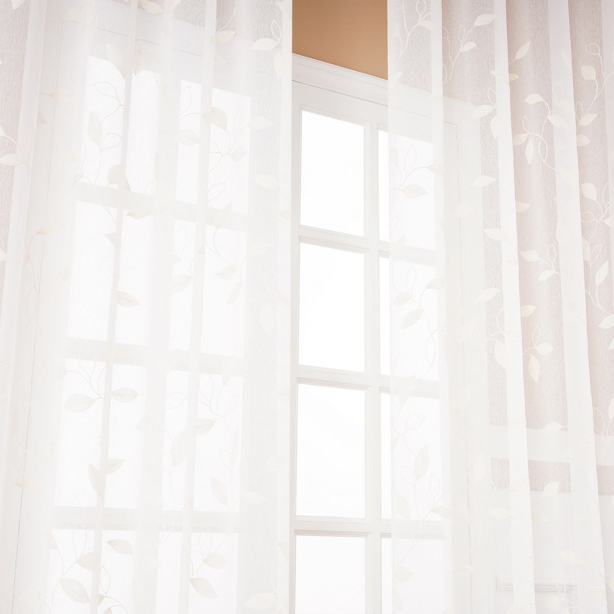 4Home Leaves voile függöny, 150 x 250 cm termék 2. képe
