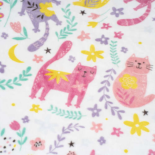 Lenjerie de pat din microflanel 4Home PlayfulPaws, 140 x 200 cm, 70 x 90 cm