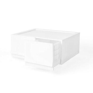 Wave twin Snow moduláris tárolódoboz kerekek nélkül 54,6 x 43,4 x 22 cm