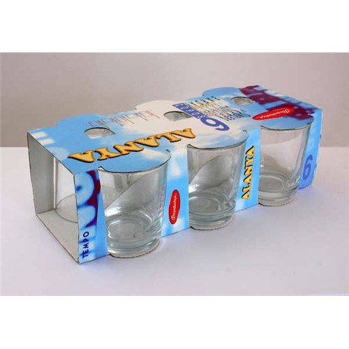 Pasabahce 6-teiliges Set von Whiskygläsern Alanya 255 ml