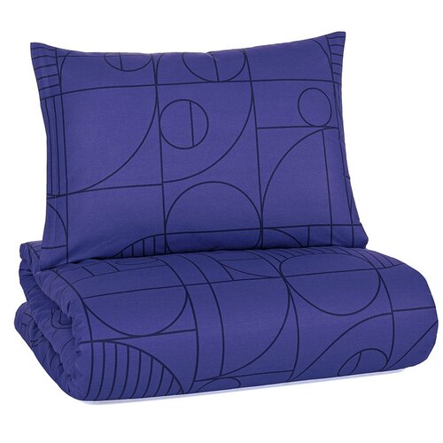 BedTex Bombažno posteljnina Geo Future Dusk, 140 x220 cm, 70 x 90 cm