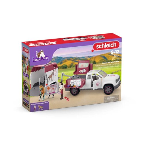 Schleich 42704 Mobilní veterinář s přívěsem