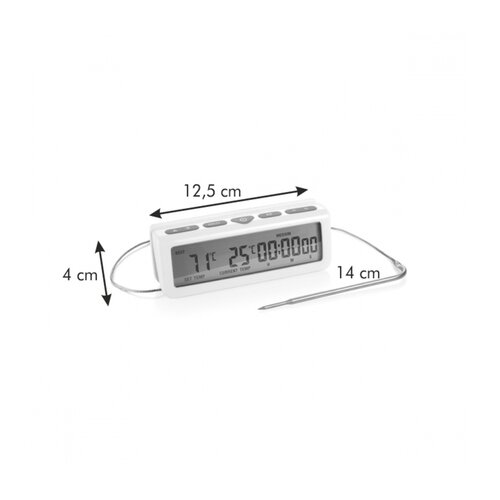 Tescoma Cyfrowy termometr do piekarnika ACCURA, z minutnikiem