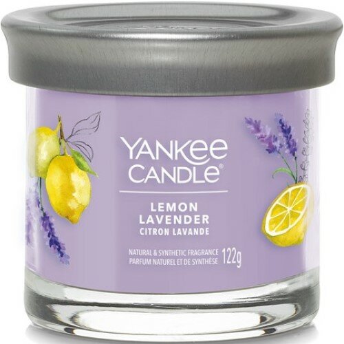 Yankee Candle vonná svíčka Signature Tumbler ve skle malá Lemon Lavender, 122 g