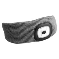 Sixtol Čelenka s čelovkou 45 lm, USB, uni, šedá Sixtol Čelenka s čelovkou 45 lm, USB, uni, šedá