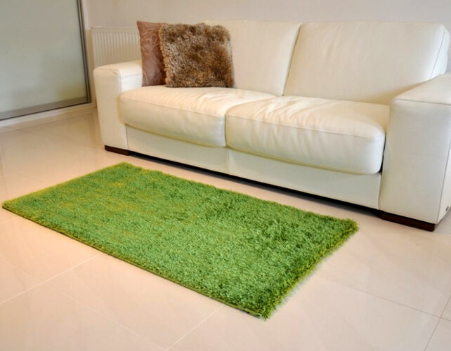Kusový koberec Crazy 2200 Green, 80 x 300 cm