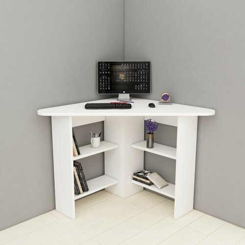Birou Corner White