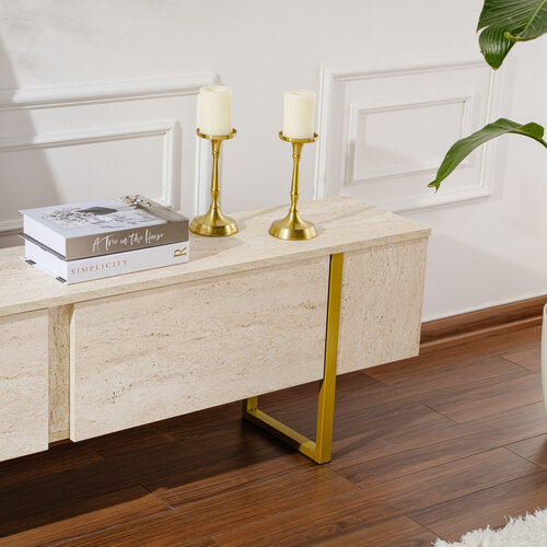 Televizní stolek Serenity Travertine