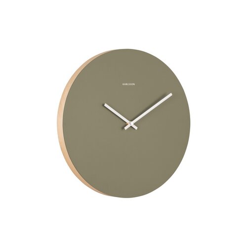 Karlsson 5922MG designové nástěnné hodiny 31 cm, zelená