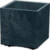 Lonec za rože SIERRA SQUARE BETON EFFECT 28,8 cm,antracit