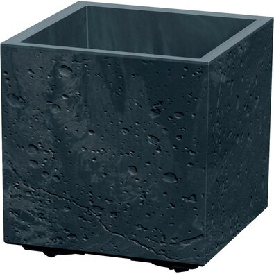 SIERRA SQUARE BETON EFFECT virágtartó 28,8 cm, antracit