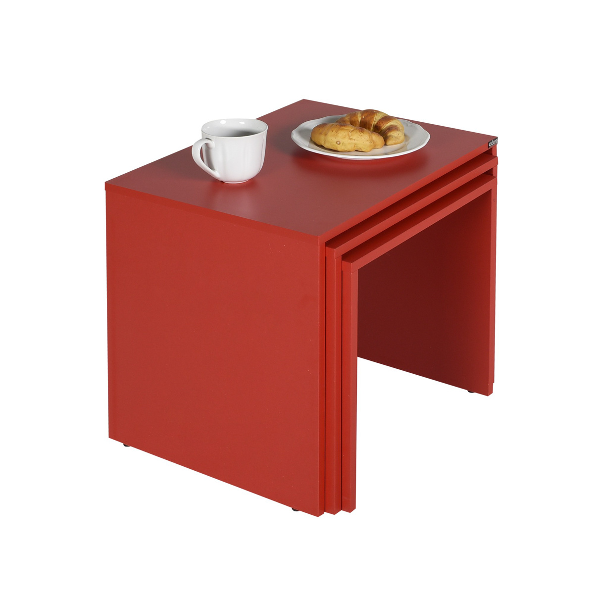 Odkládací stolek SHP Red, 3 ks