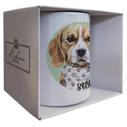 Bohemia Gifts Cană ceramică - Beagle, 350 ml