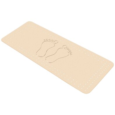Kleine Wolke Anti-Rutsch-Matte Beige, 36 x 72 cm
