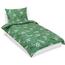 Lenjerie de pat din bumbac List verde, 140 x 200cm, 70 x 90 cm