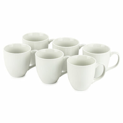 Orion Porzellanbecher-Set Ida 470 ml, 6 Stück