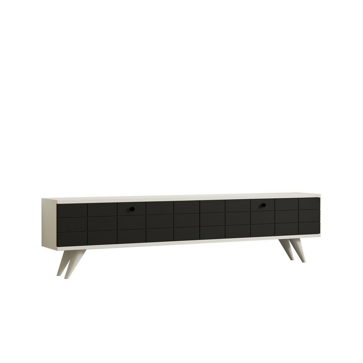Alberi White and Anthracite TV-asztal