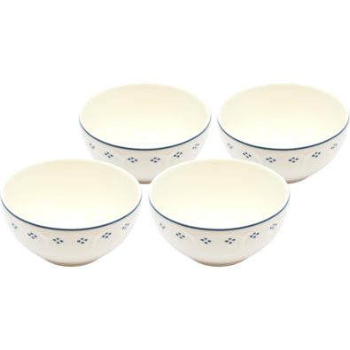 Mäser Set skodelic Lova Blue 14 cm, 4 kos