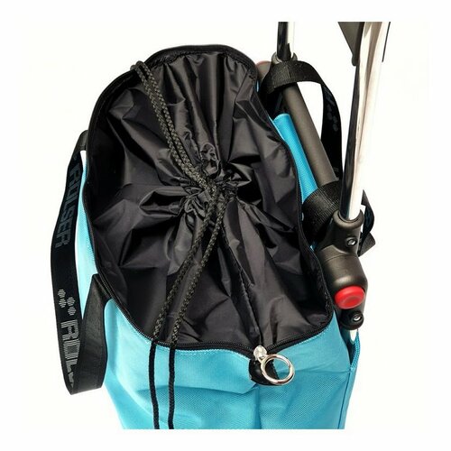 Rolser Nákupní taška na kolečkách Mini Bag Plus MF Logic RG, světle modrá