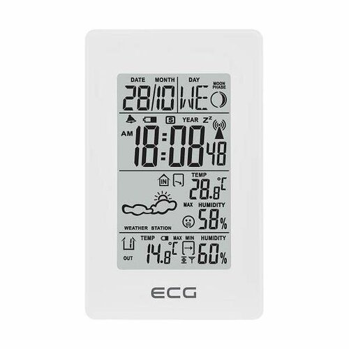 ECG MS 100 White meteorološka postaja, bela