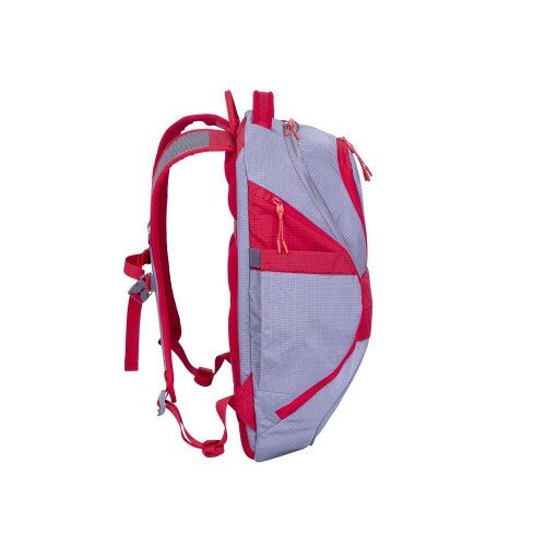 Riva Case 5225 Sportrucksack für Laptop 15,6", grau-rot, 20 l