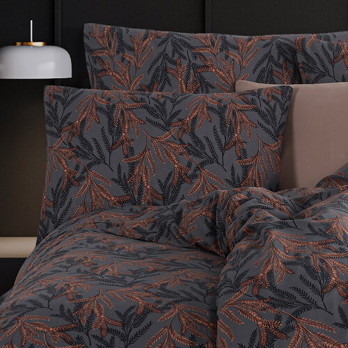 Lenjerie de pat din bumbac renforce 4Home Midnight Fern , 140 x 200 cm, 70 x 90 cm