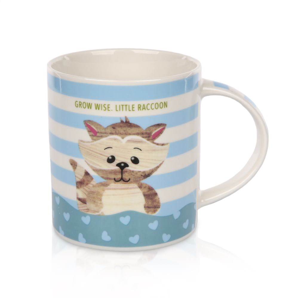 Porcelánový hrnček Little raccoon 280 ml