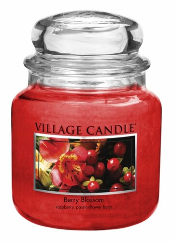 Village Candle Świeczka zapachowa Czerwone kwiaty - Berry Blossom, 397 g