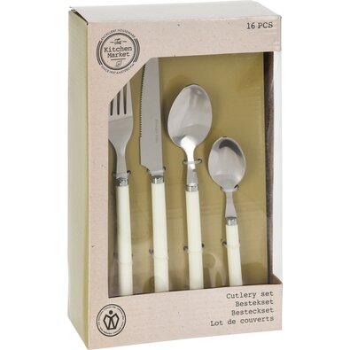 EH 16-delni set jedilnega pribora Bela