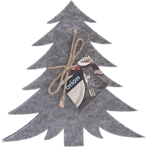 Orion Žepek za jedilni pribor Stromek siv, 18 x 18cm, set 2 kos