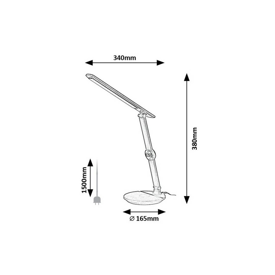 Rabalux 74198 smart stolní LED lampa Isak, černá