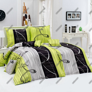 Lenjerie de pat Matějovský Eternity Green, 220 x 210 cm, 2 buc. 70 x 90 cm