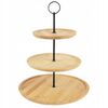 EH Bamboo tálalóállvány, magasság 34 cm