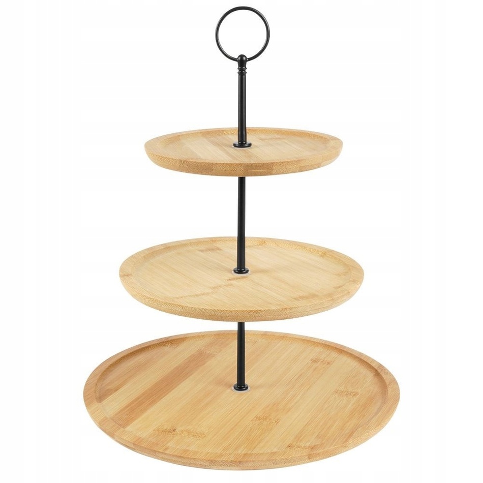 EH Bamboo tálalóállvány, magasság 34 cm