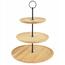 EH Bamboo tálalóállvány, magasság 34 cm