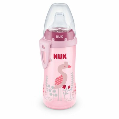 NUK First Choice Fľaša Active Cup 300 ml, ružová