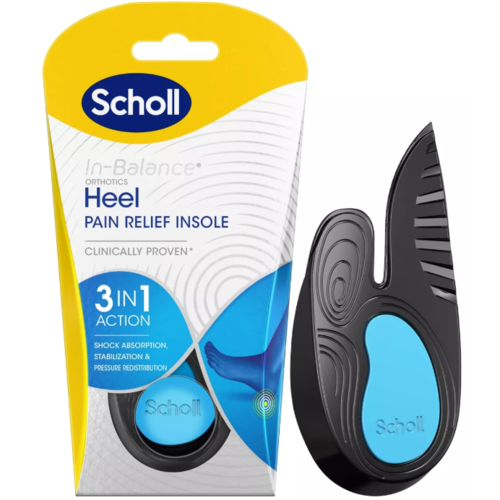 Scholl Vložky do bot za zmanjšanje bolečin v petahIn-Balance, S