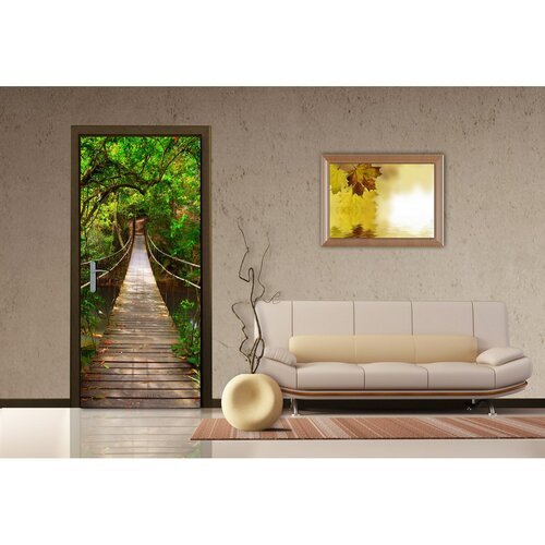 Vertikalna fototapeta Zeleni most, 90 x 202 cm