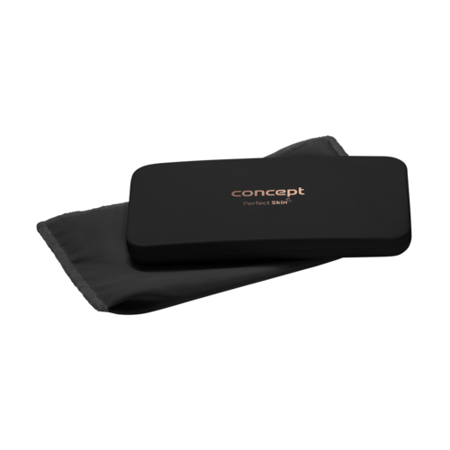 Concept KZ2020 oglindă cosmetică de buzunar cuiluminare LED, negru