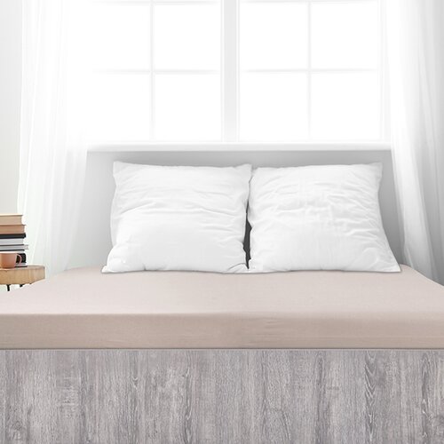 4Home Jersey prostěradlo MAKO kávová, 140–160 x 200 cm