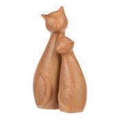 Dekoration „Katzen“, 11 x 6 x 17 cm, 2er-Set, Polyresin