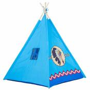 Ecotoys Detský indiánský stan Teepee, modrá