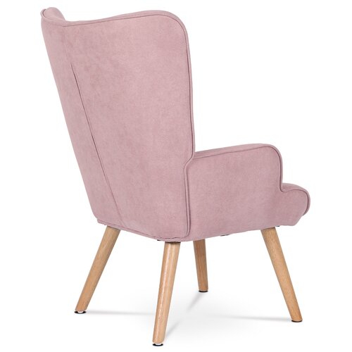 Fotoliu cu taburet PINK2, roz