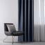 Restilo Blackout Oxford Pleat függöny, indigó, 140 x 245 cm